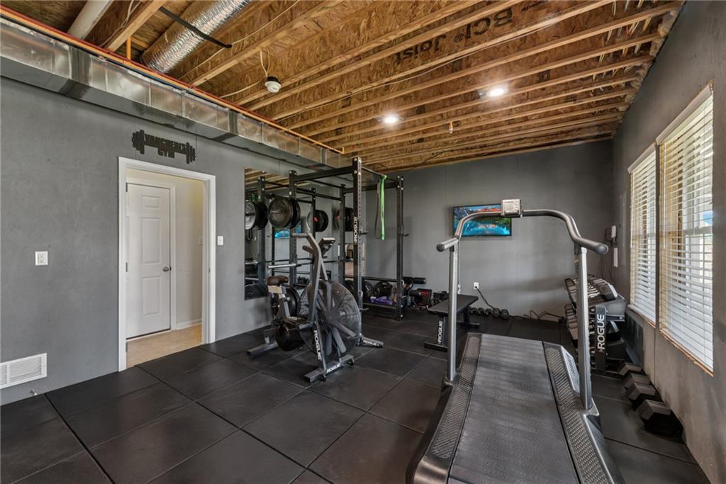 204 Eagle Drive Cranberry Township, PA 16066 - Photo 30 of 34 a view of a room with gym equipment