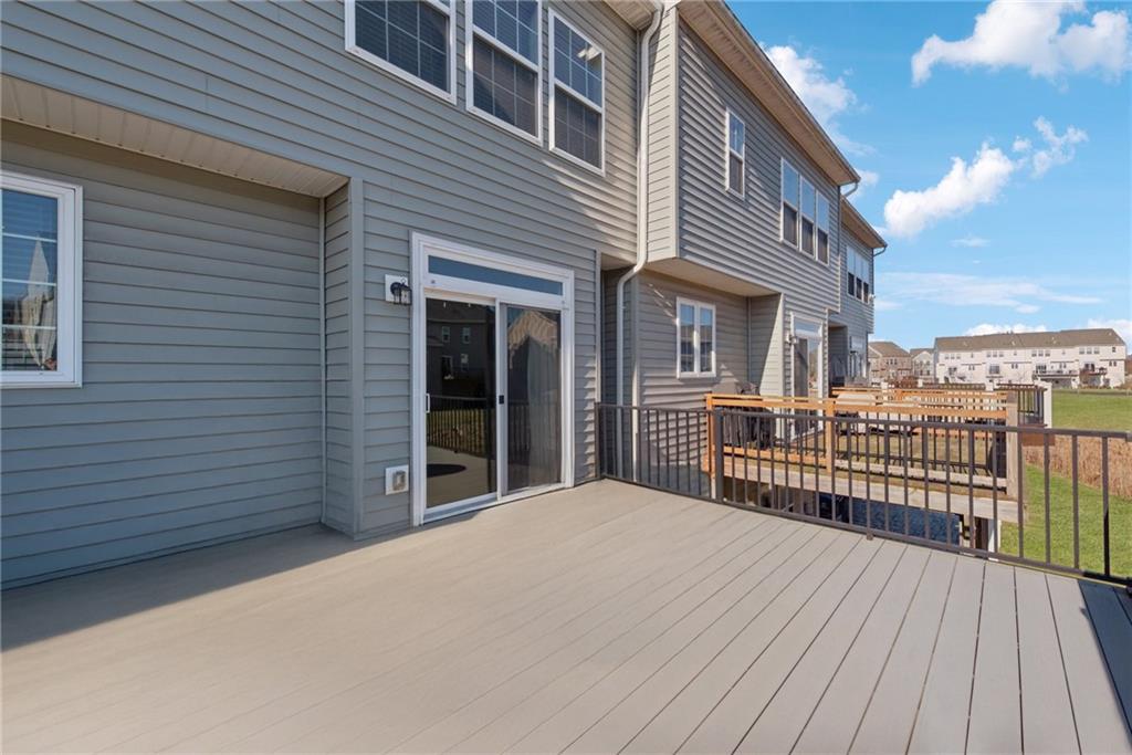 204 Eagle Drive Cranberry Township, PA 16066 - Photo 32 of 34 a view of a house with a roof deck
