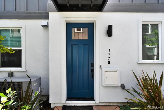 a front view of a multi story residential apartment building