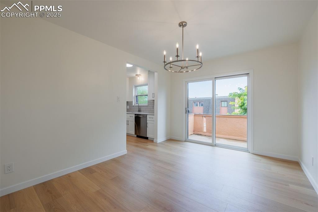 2905 Mesa Road, Unit D Colorado Springs, CO 80904 - Photo 16 of 34 a view of an empty room and window