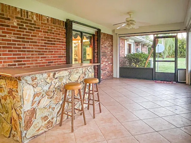 a view of an outdoor space with a patio