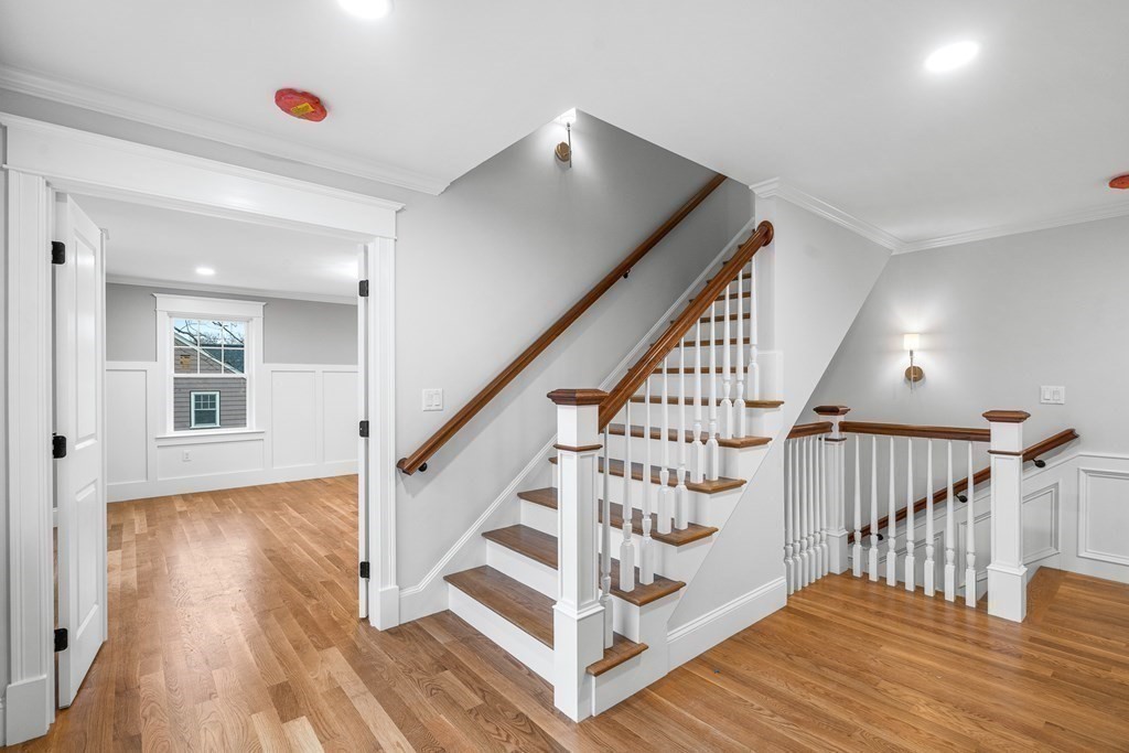 49 Allen Road Winchester, MA 01890 - Photo 10 of 38 a view of entryway and hall with wooden floor