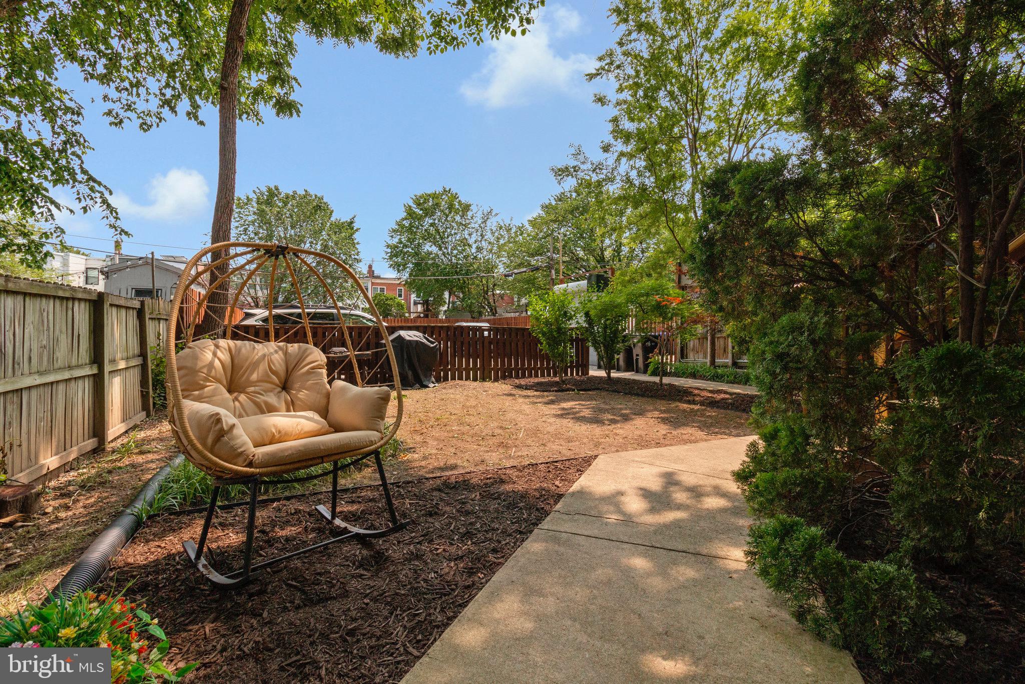 1519 Constitution Avenue Northeast, Unit 101 Washington, DC 20002 - Photo 20 of 32 a view of a chairs and table in the backyard