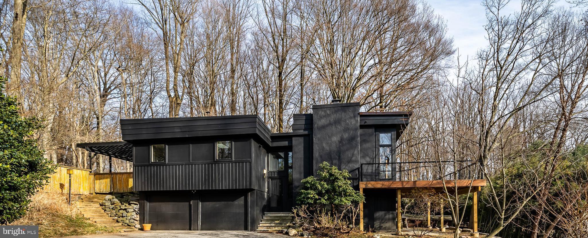 1151 Radnor Hill Road Wayne, PA 19087 - Photo 6 of 42 Side Entrance to House and Garages