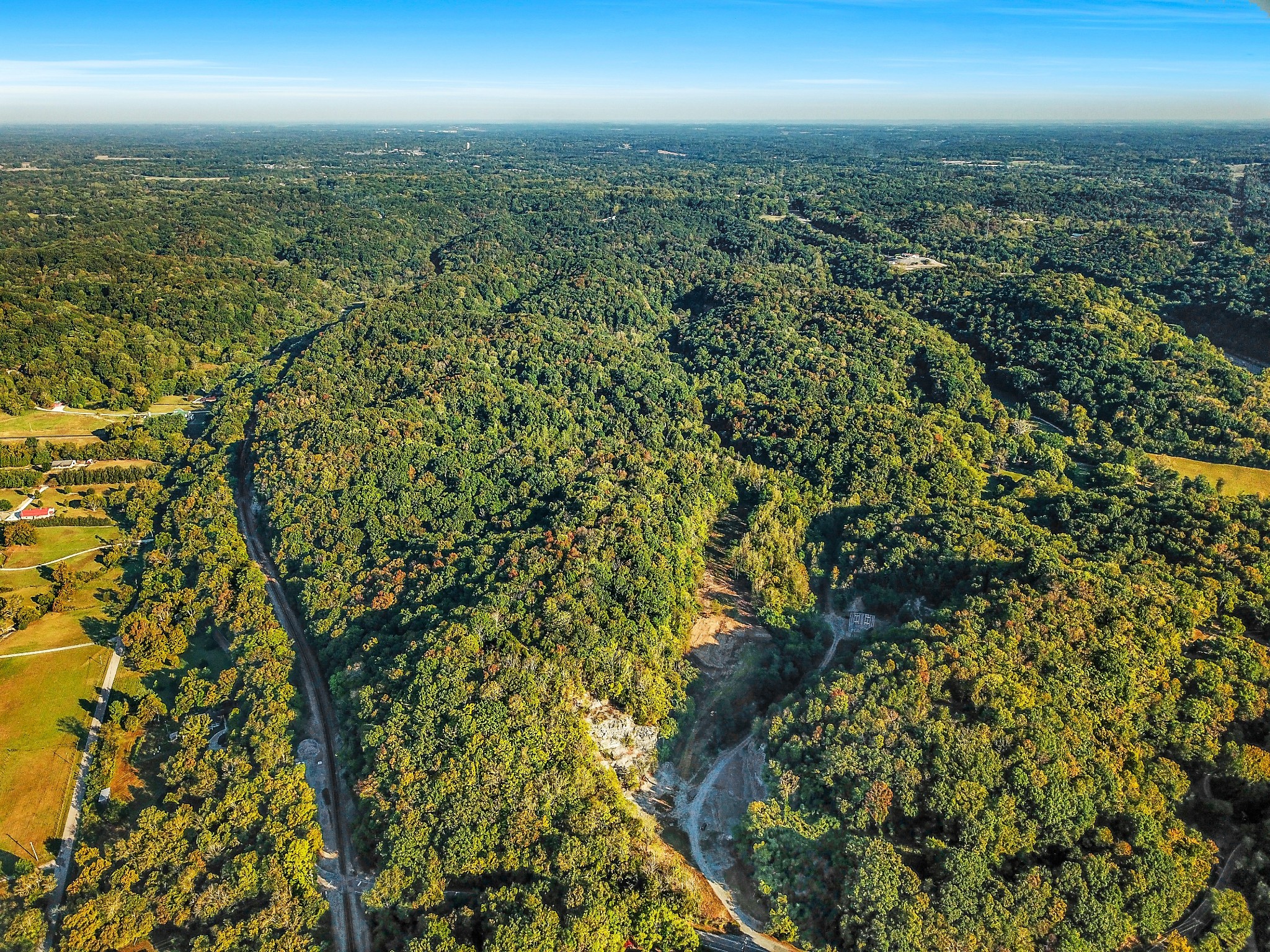 0 Baker Station Road Goodlettsville, TN 37072 - Photo 9 of 10 an aerial view of residential houses with outdoor space and trees