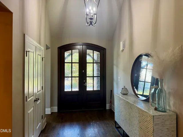 a view of a two chairs in the deck