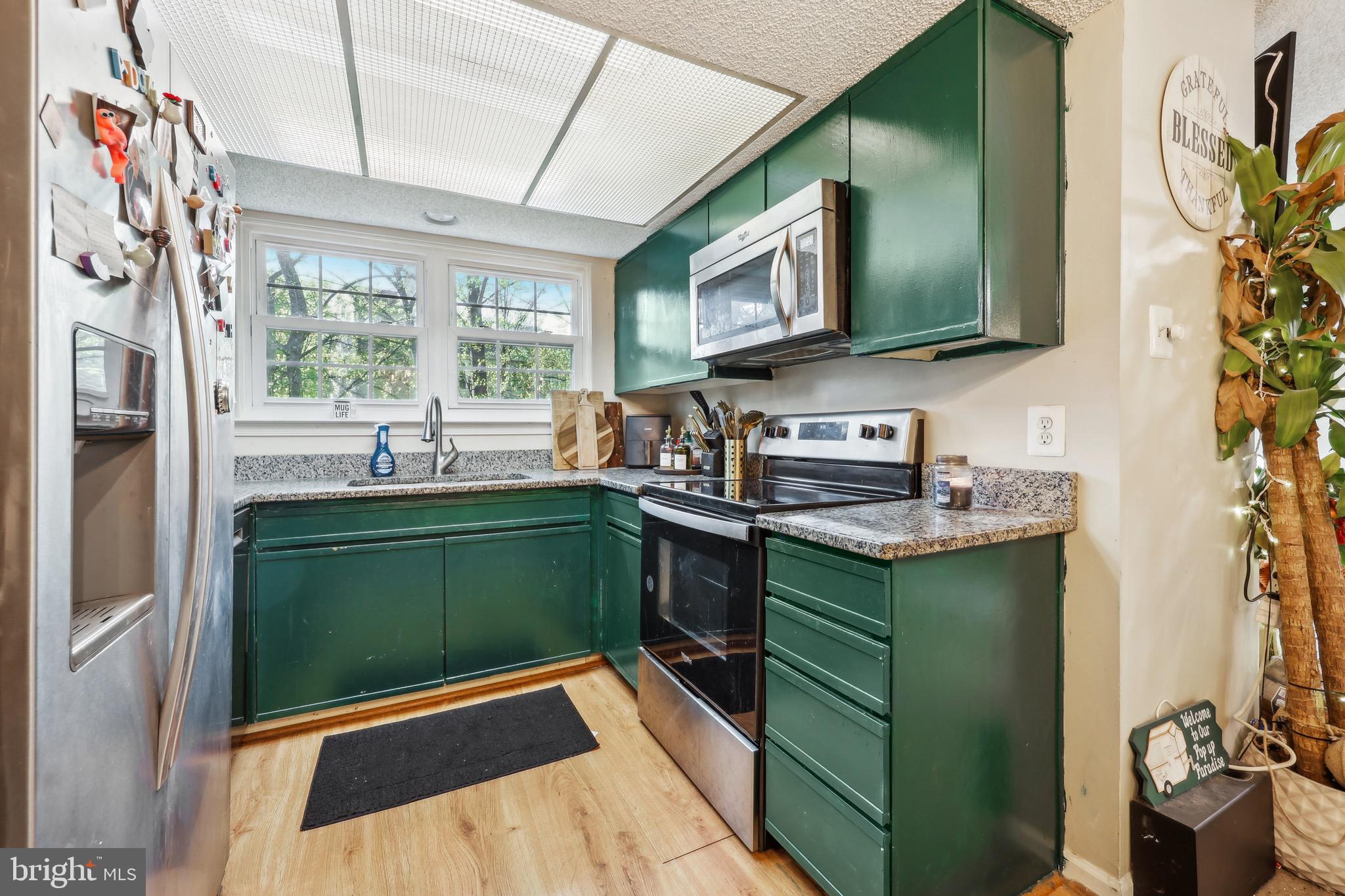 3805 Green Ridge Court, Unit 201 Fairfax, VA 22033 - Photo 11 of 25 a kitchen with a sink and a microwave