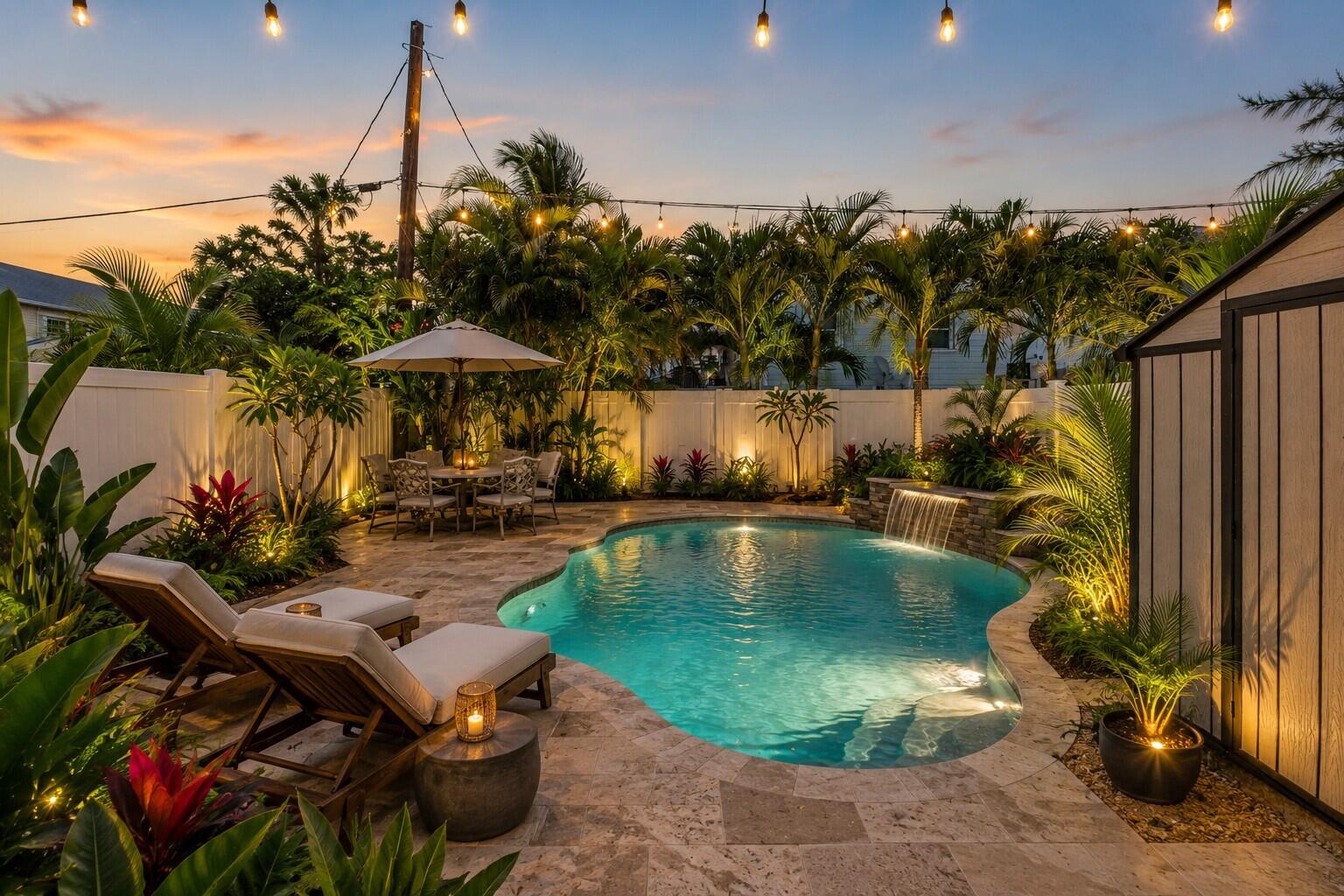 310 3rd Street Key Colony Beach, FL 33051 - Photo 26 of 35 Backyard Rendering