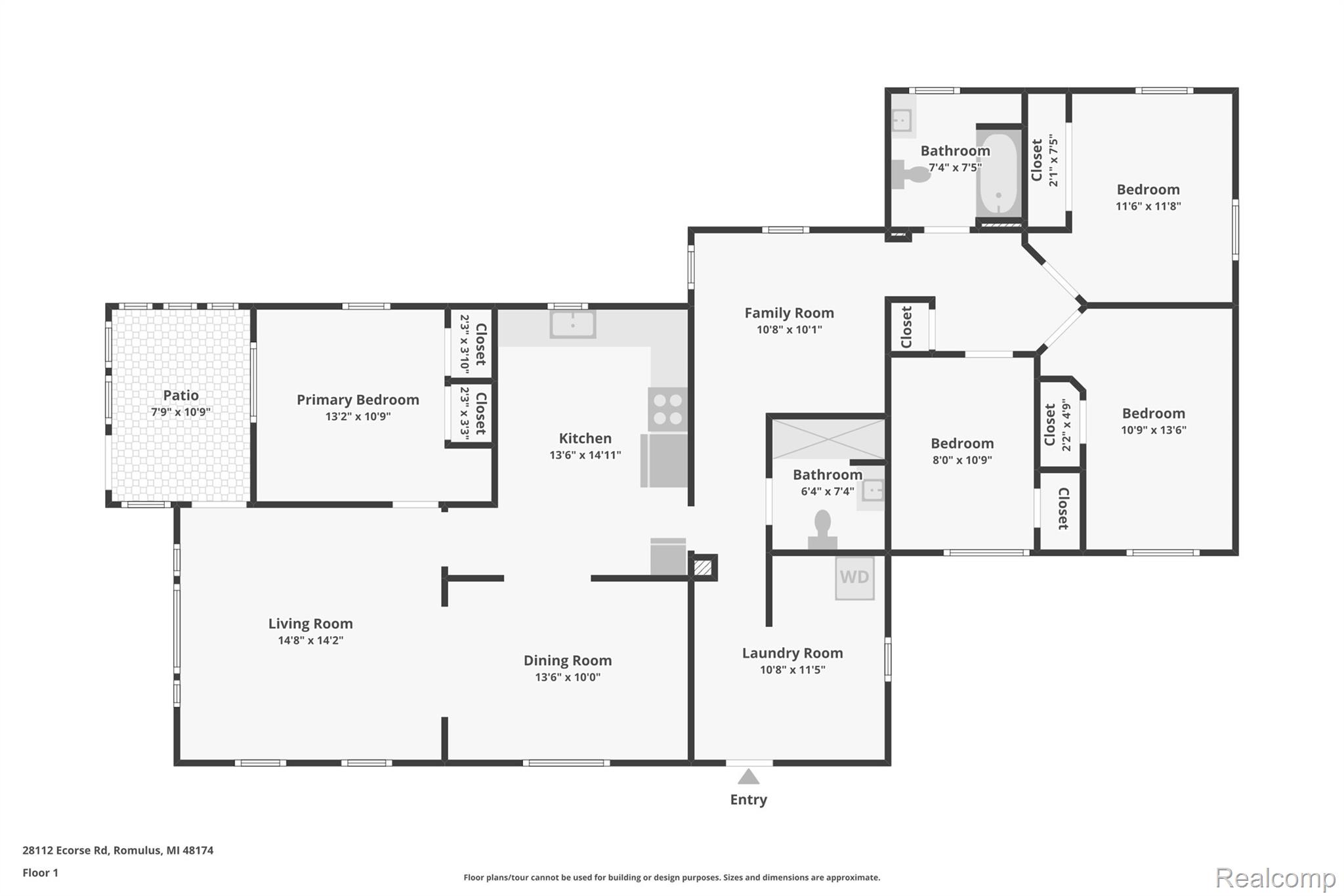 28112 Ecorse Road Romulus, MI 48174 - Photo 28 of 28 1-floor-1.jpg