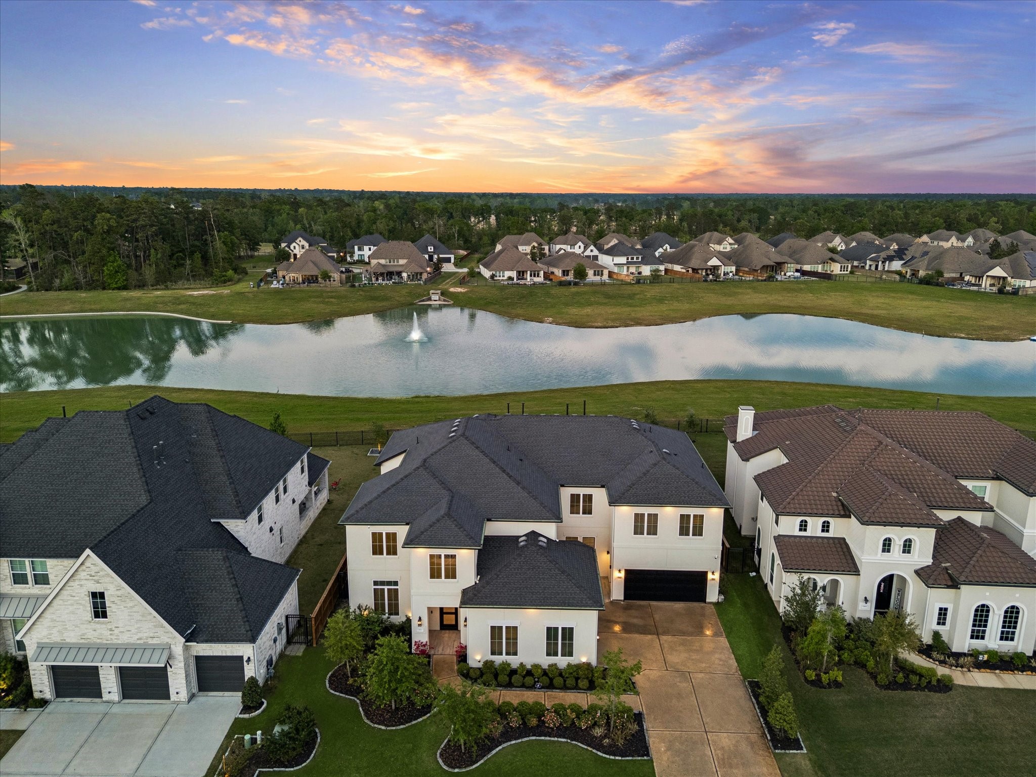 Beautiful lakefront homesite offering peaceful water views, scenic sunsets, and a prime location within the community.