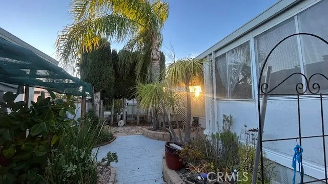a view of a house with a street
