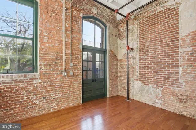 a view of an entryway door