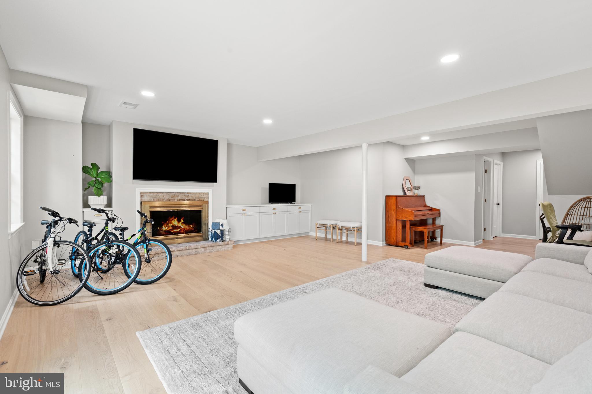 3527 Hamlet Place Chevy Chase, MD 20815 - Photo 15 of 19 a view of a livingroom with furniture and a flat screen tv