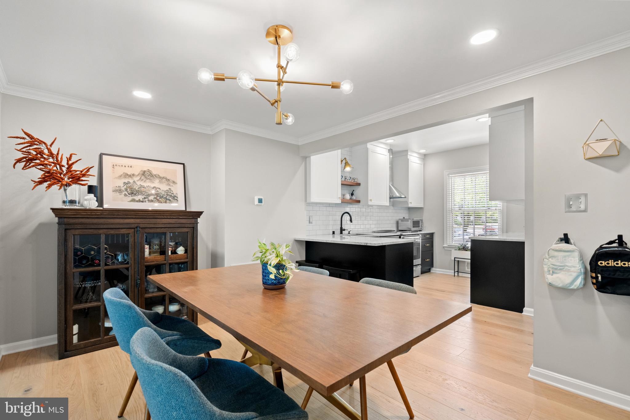 3527 Hamlet Place Chevy Chase, MD 20815 - Photo 4 of 19 a view of a dining room with furniture and wooden floor