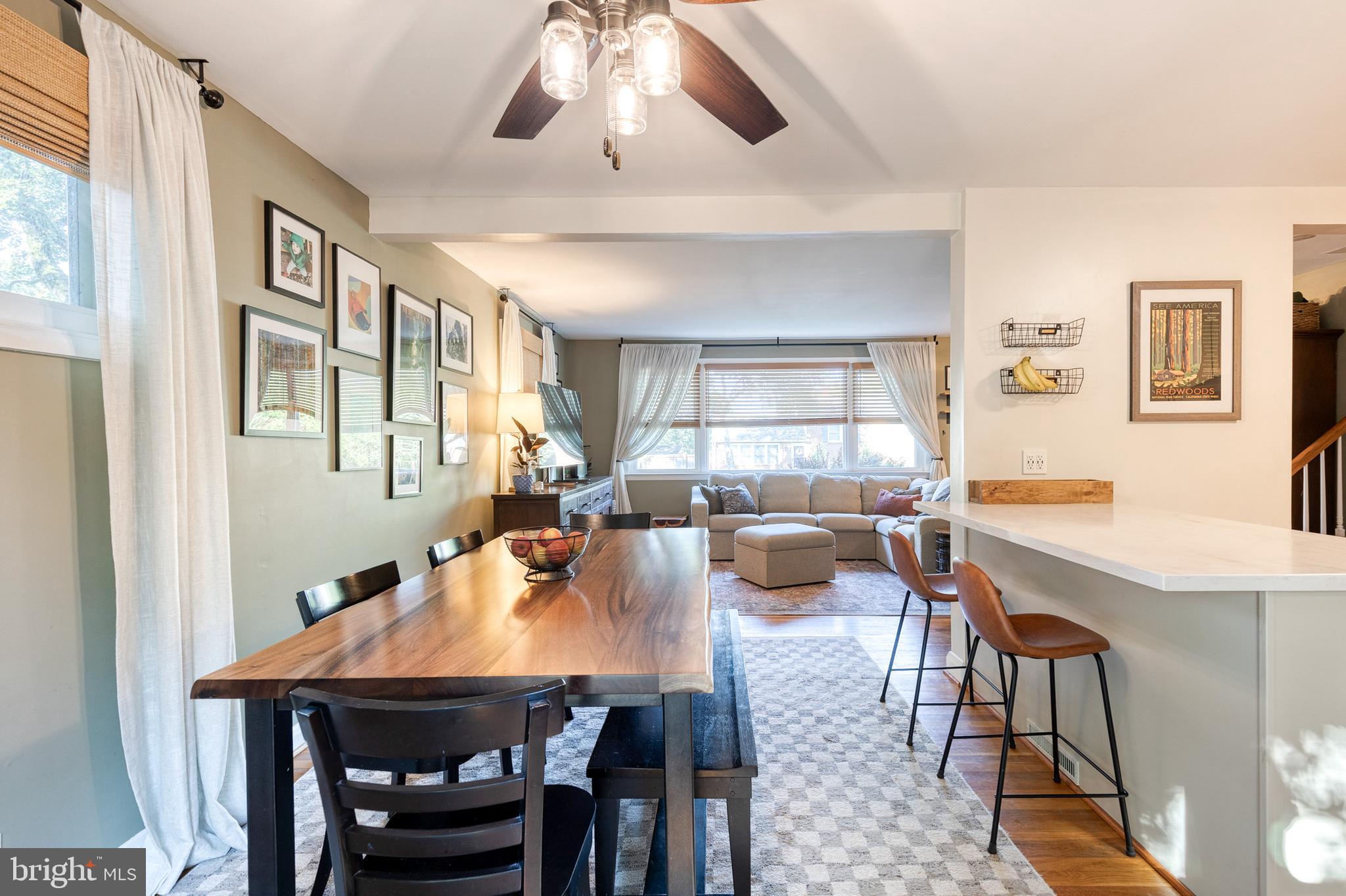 1 North Hilltop Road Baltimore, MD 21228 - Photo 14 of 36 a view of a dining room with furniture window and outside view