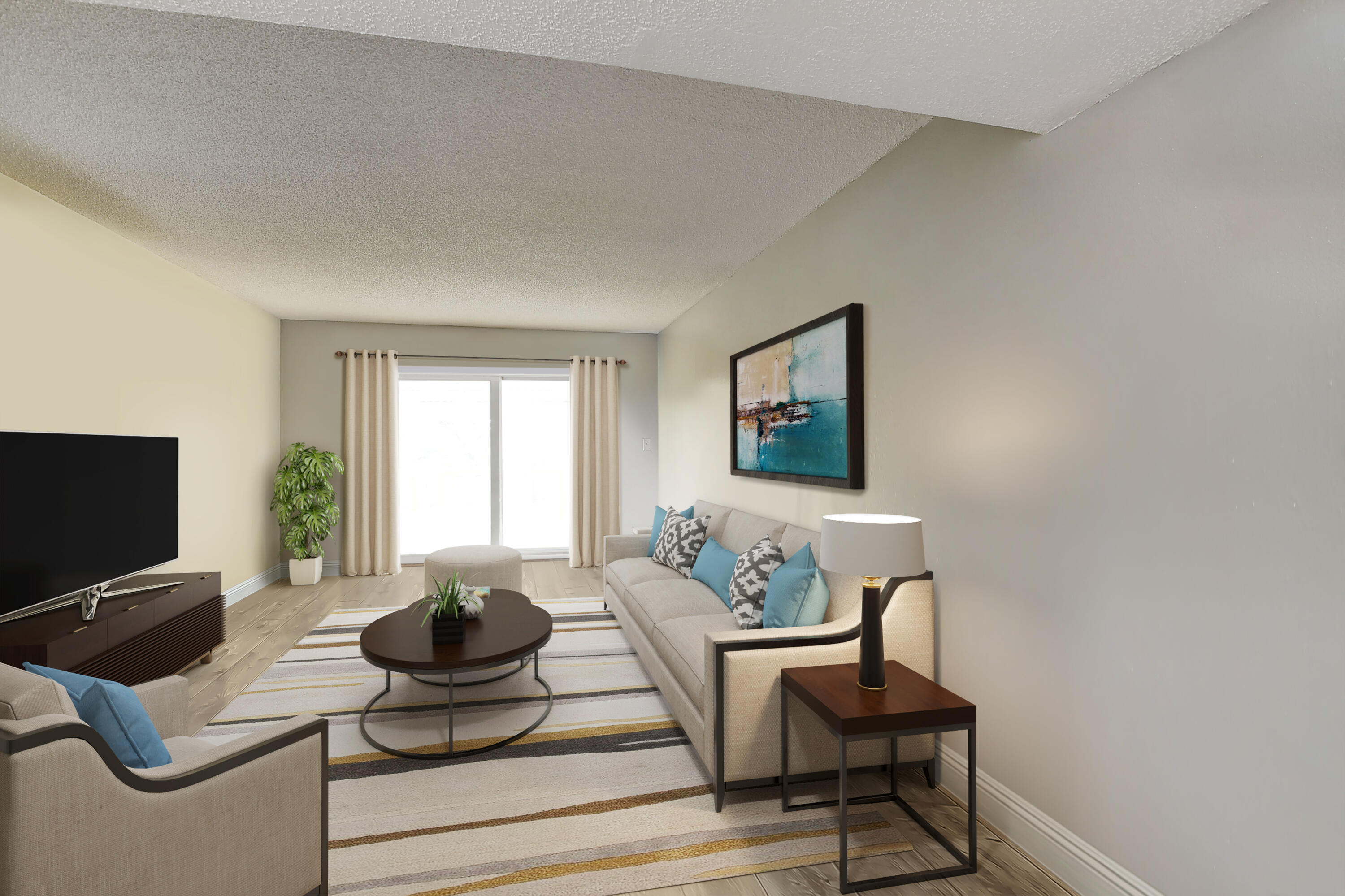460 Northwest 20th Street, Unit 1060 Boca Raton, FL 33431 - Photo 1 of 12 Living Room (Virtually Staged)