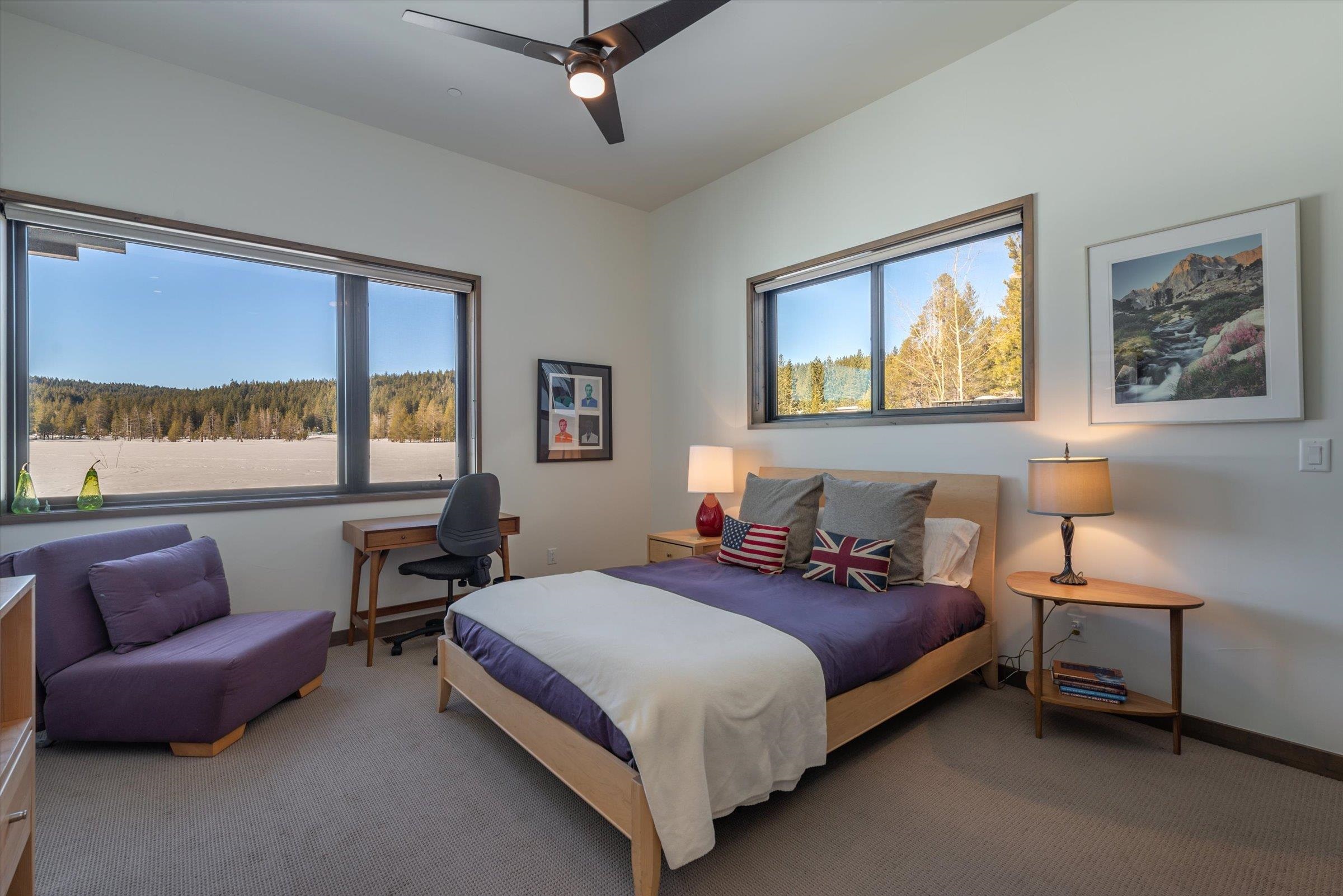 11530 Bennett Flat Road Truckee, CA 96161 - Photo 15 of 21 a bedroom with a bed couch and window
