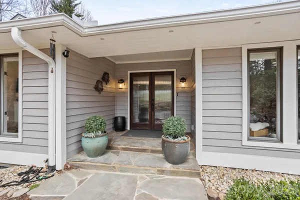 a view of a entryway door front of the house