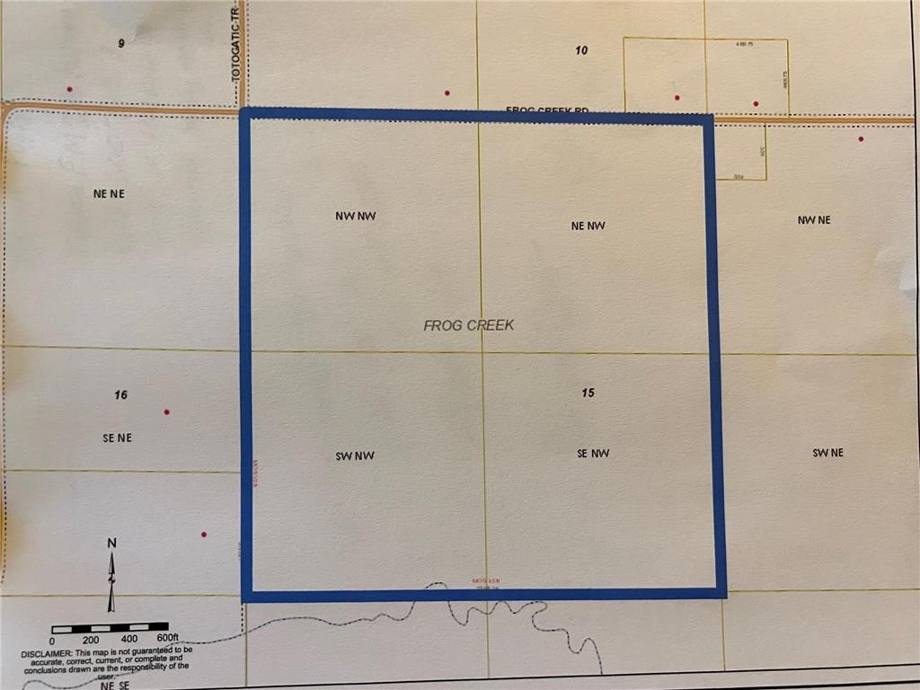 W37-xx Frog Creek Road Minong, WI 54859 - Photo 40 of 40 County Parcel Map