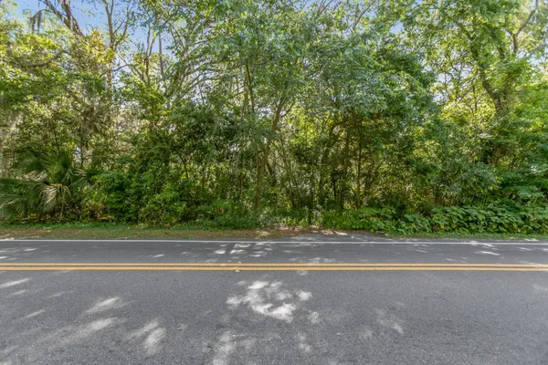 a view of a wooden bridge