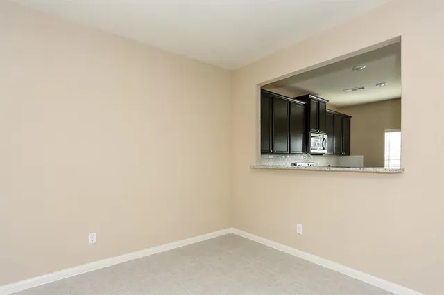 close up of a small space