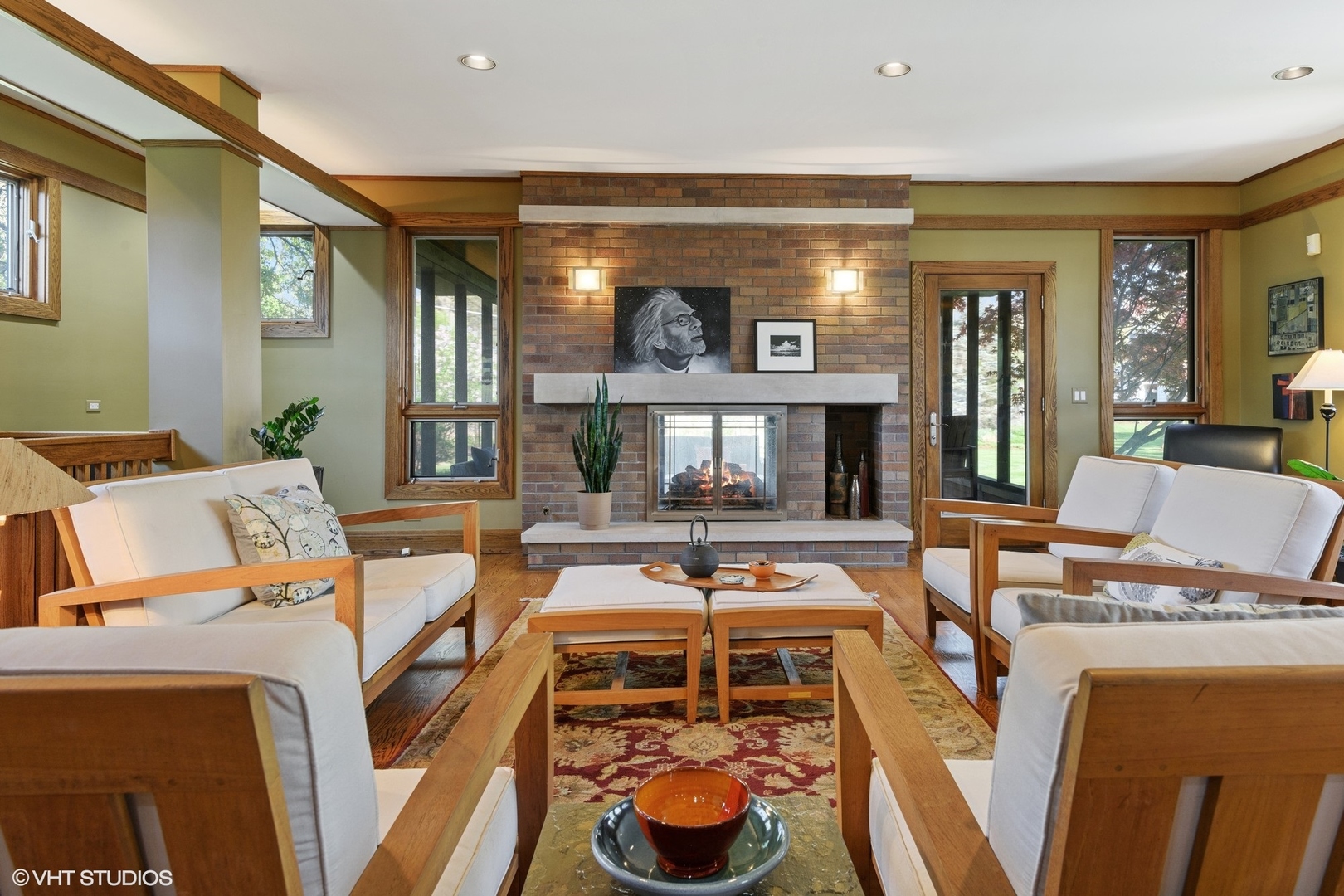 937 Keystone Avenue River Forest, IL 60305 - Photo 12 of 32 a living room with furniture and a fireplace