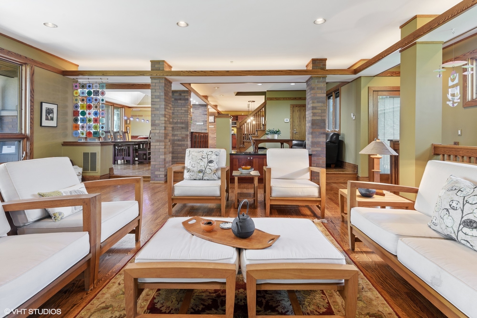 937 Keystone Avenue River Forest, IL 60305 - Photo 13 of 32 a living room with fireplace furniture and a large window