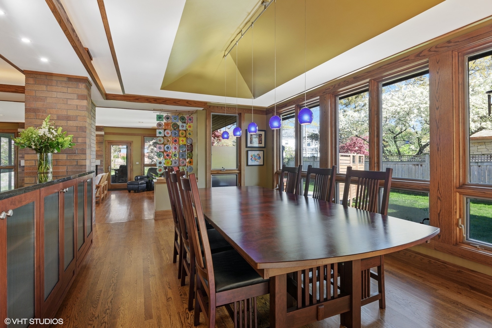 937 Keystone Avenue River Forest, IL 60305 - Photo 7 of 32 a view of a dining room with furniture window and wooden floor