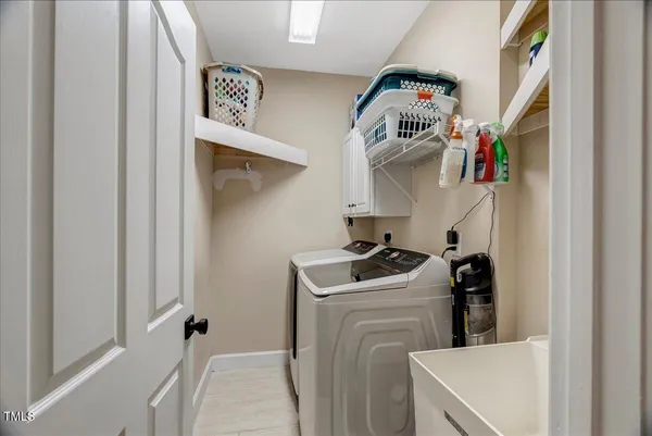 a room with storage and utility