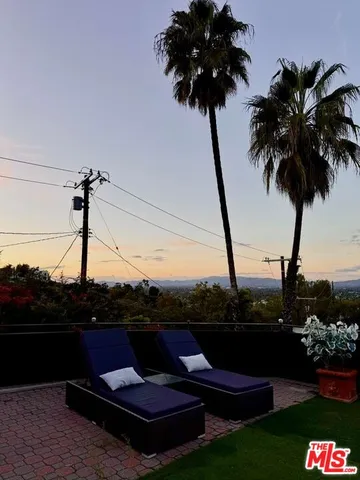a view of an outdoor space and deck