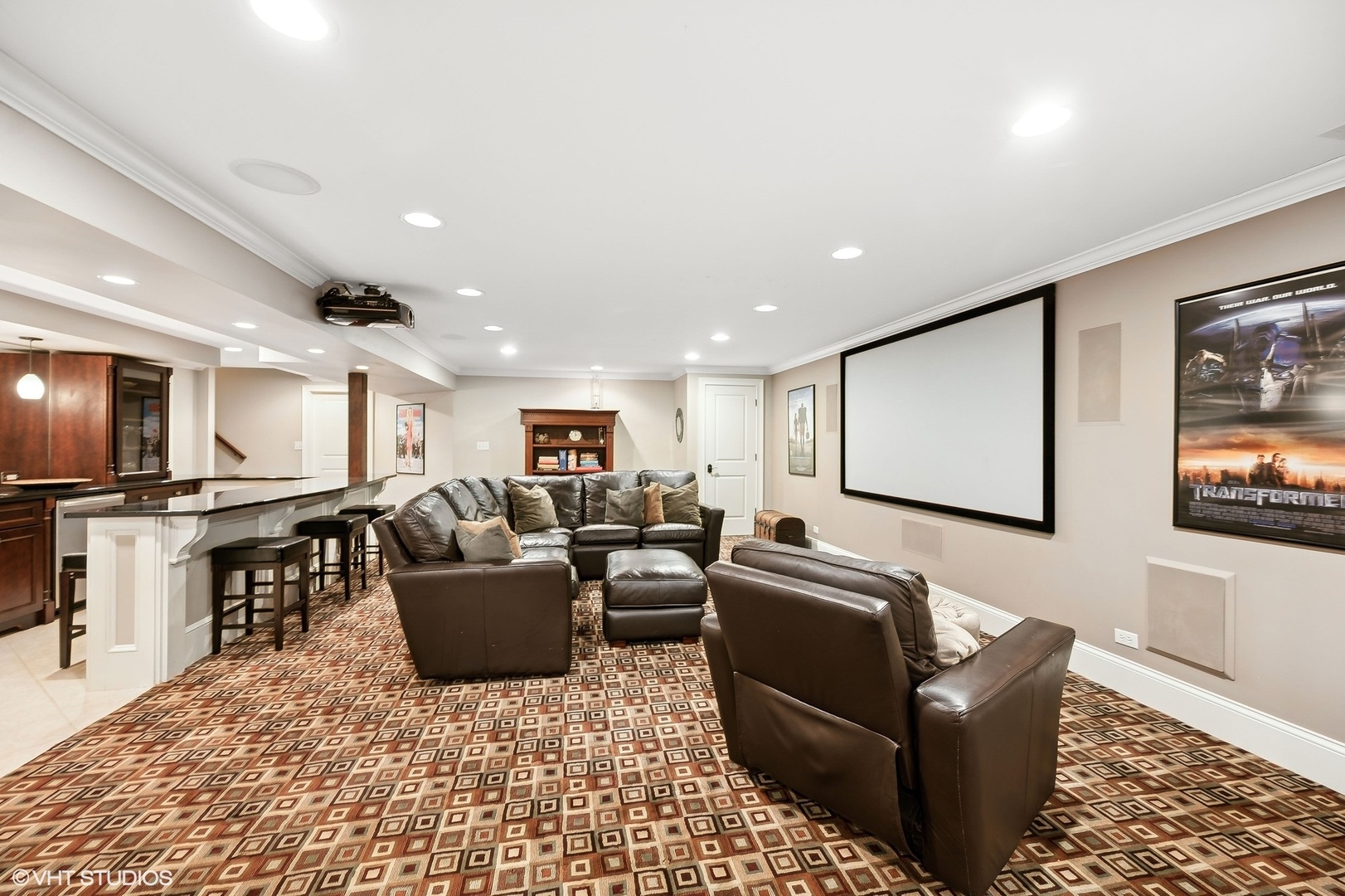 1251 Fiore Drive Lake Forest, IL 60045 - Photo 18 of 31 a living room with furniture and a flat screen tv