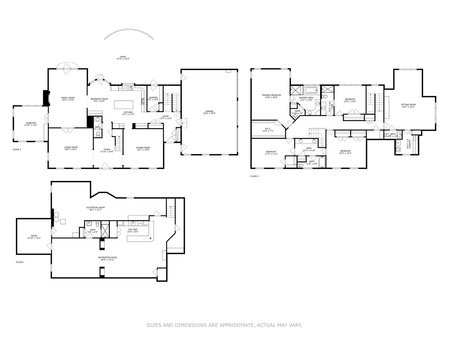 1251 Fiore Drive Lake Forest, IL 60045 - Photo 23 of 31 a picture of floor plan