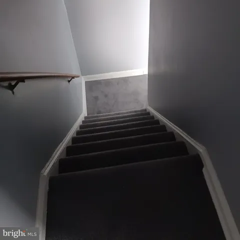 a view of a room that has a window