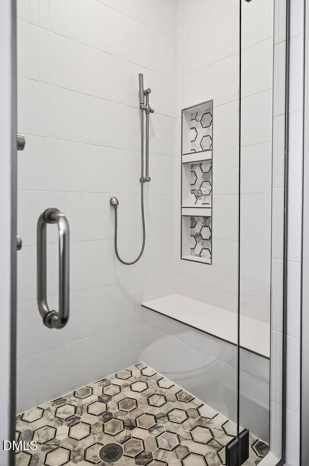 1521 Sunrise Avenue Raleigh, NC 27608 - Photo 25 of 36 a bathroom with a shower