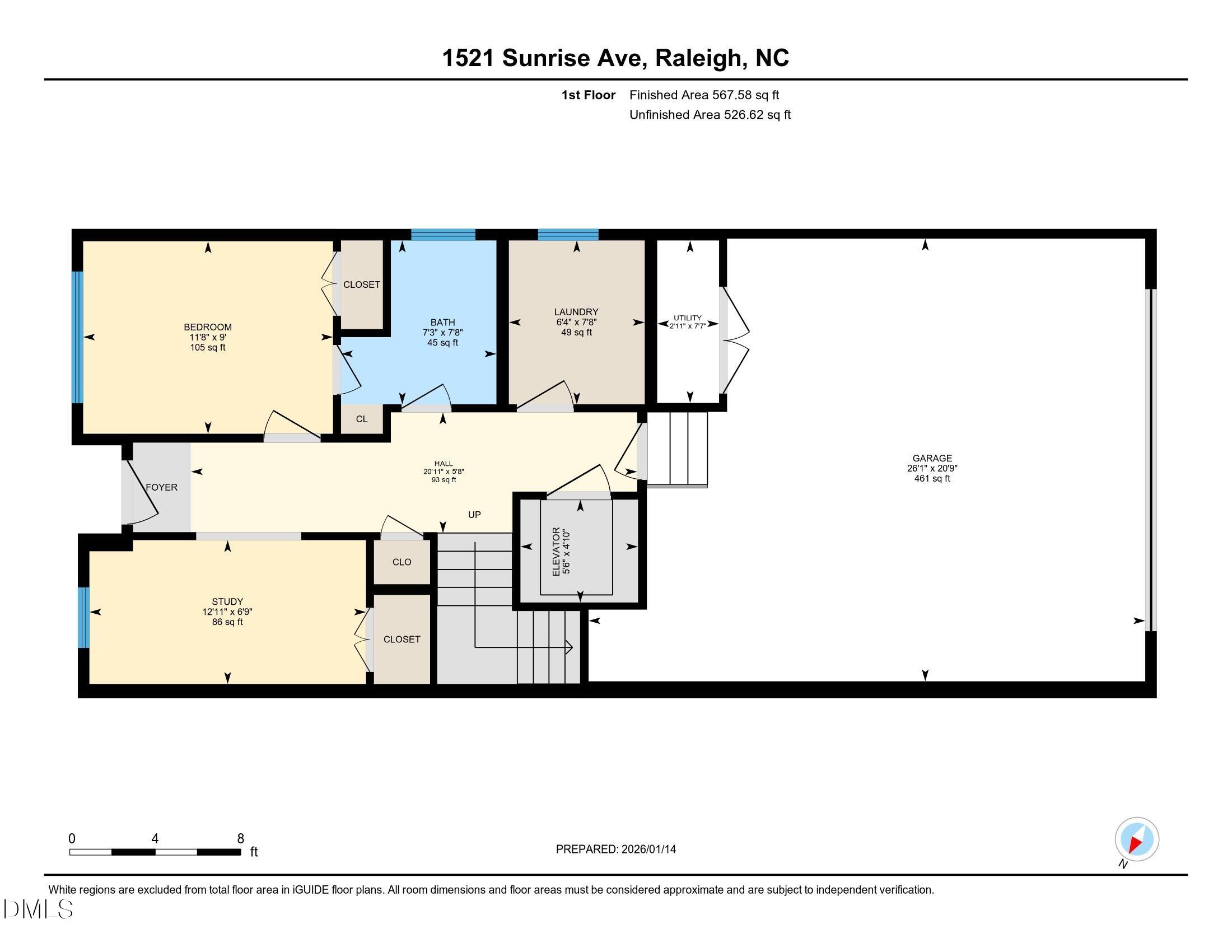 1521 Sunrise Avenue Raleigh, NC 27608 - Photo 34 of 36