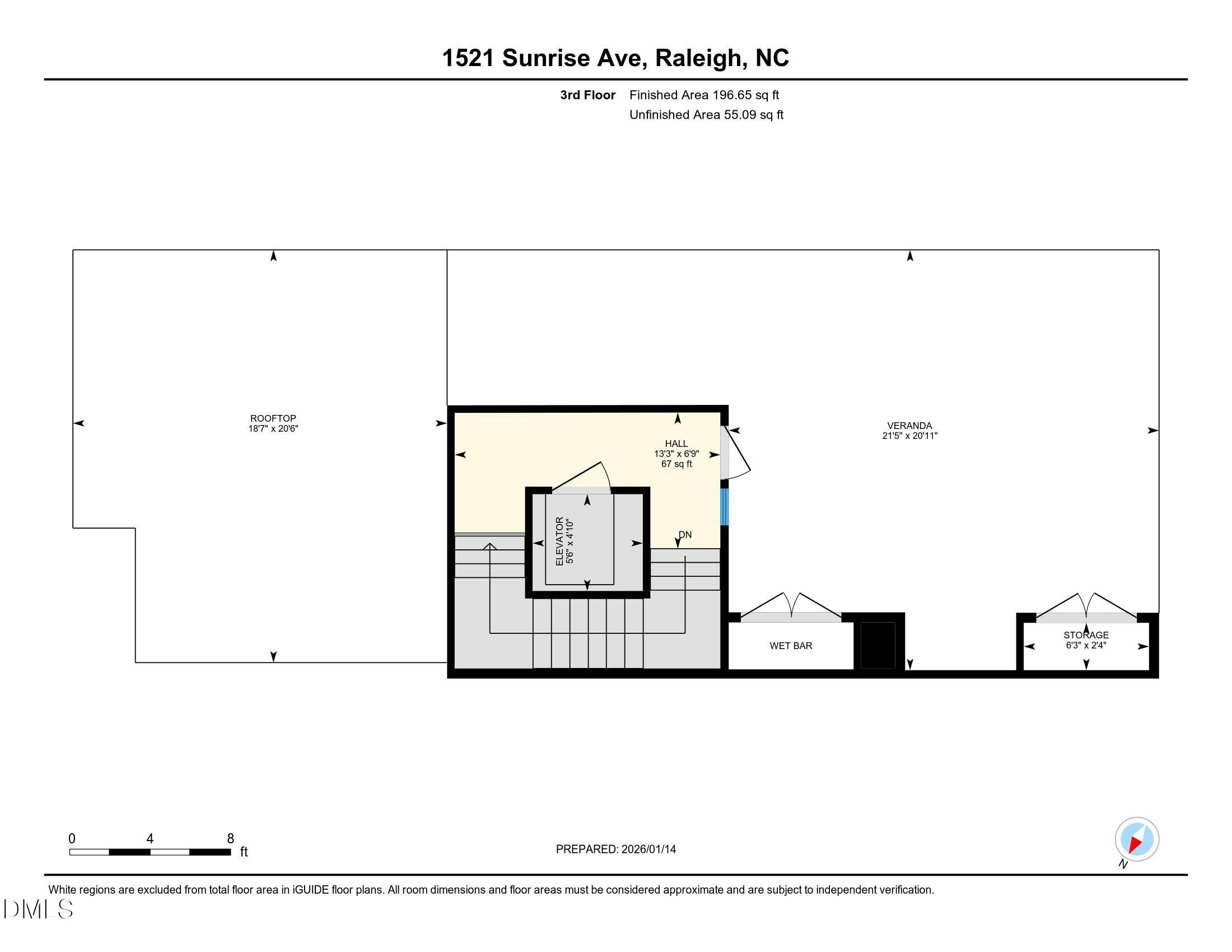 1521 Sunrise Avenue Raleigh, NC 27608 - Photo 36 of 36 a picture of a room with a white wall and bench