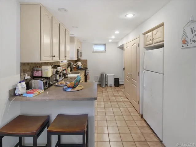 a view of a dining area with furniture