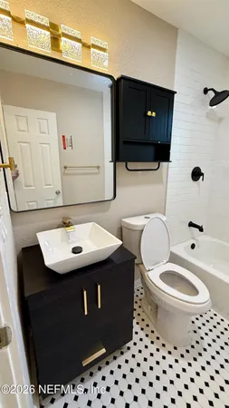 a close view of a sink