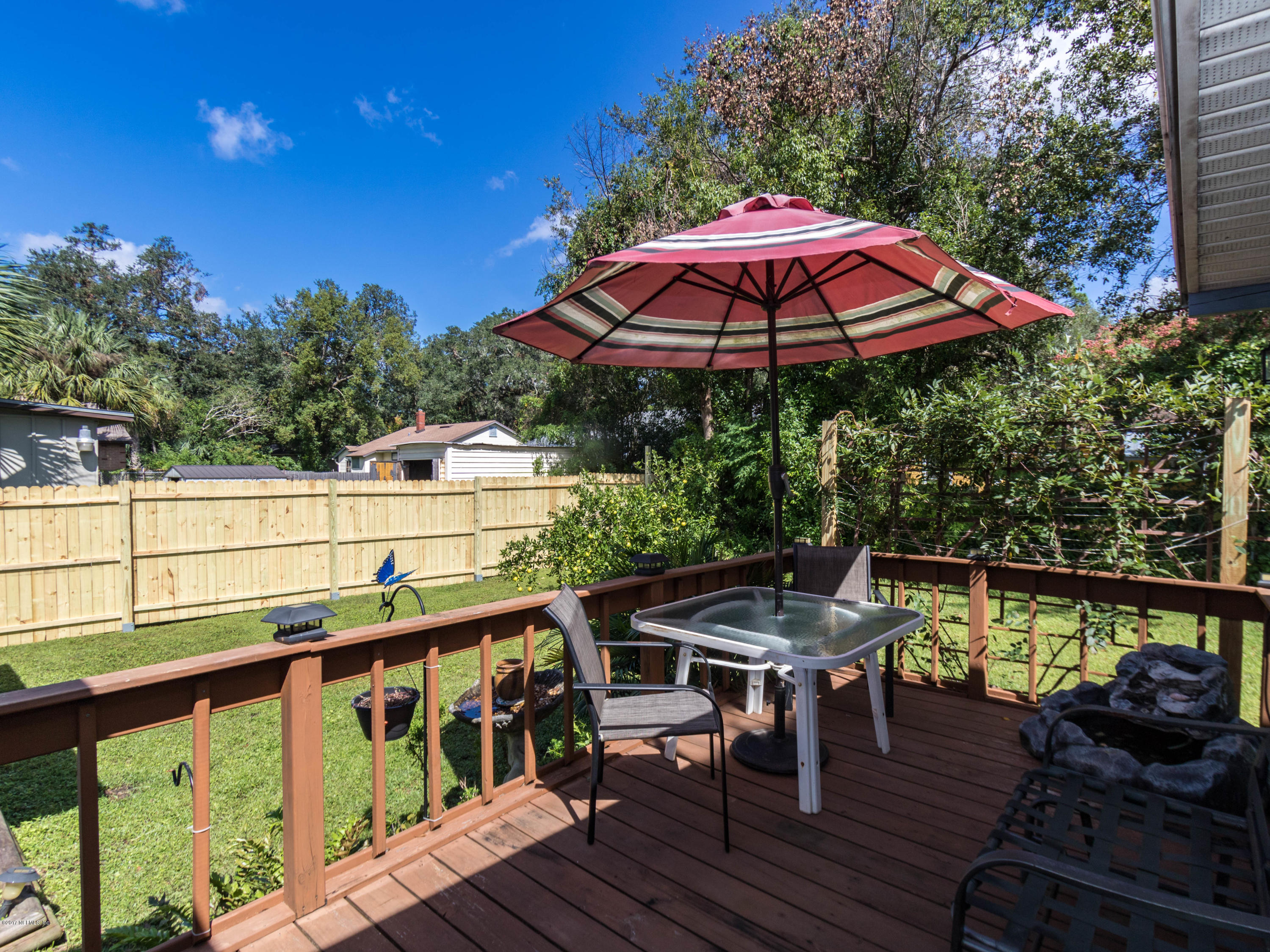 2737 Merwyn Road Jacksonville, FL 32207 - Photo 23 of 29 Deck w/New Fence
