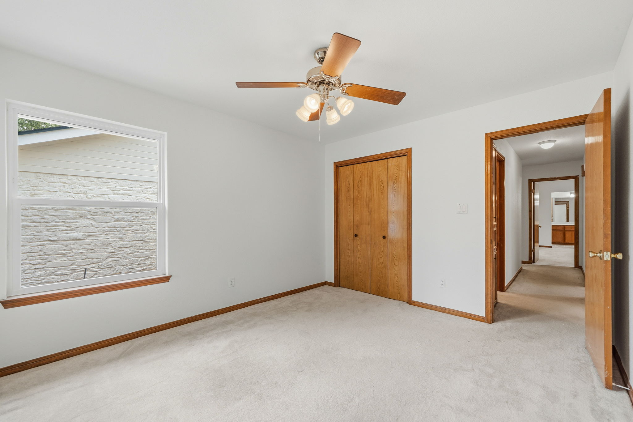1403 Stone Ridge Drive Taylor, TX 76574 - Photo 17 of 30 an empty room that has a window and kitchen view