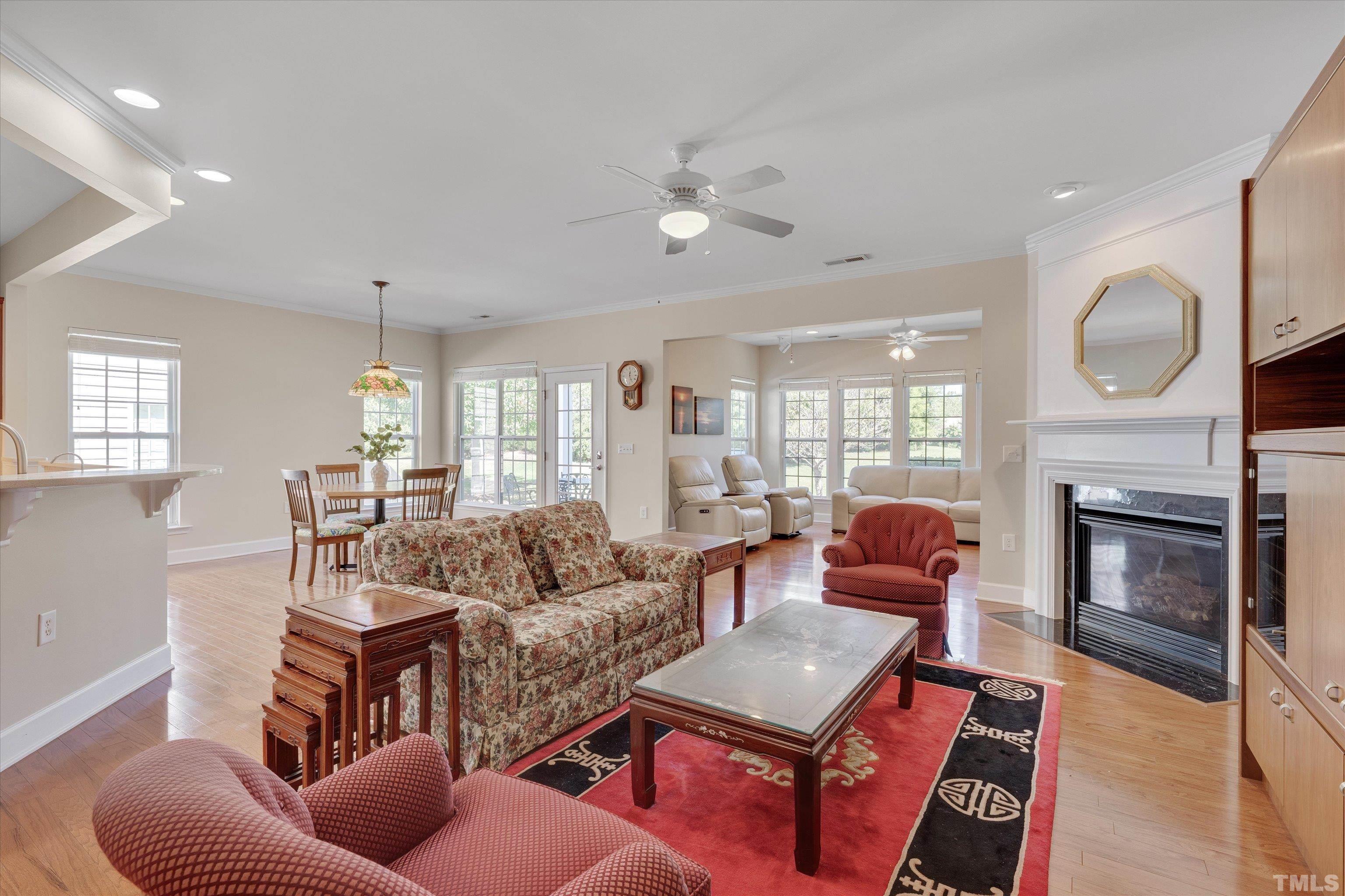 315 Beckingham Loop Cary, NC 27519 - Photo 11 of 34 a living room with furniture fireplace and window