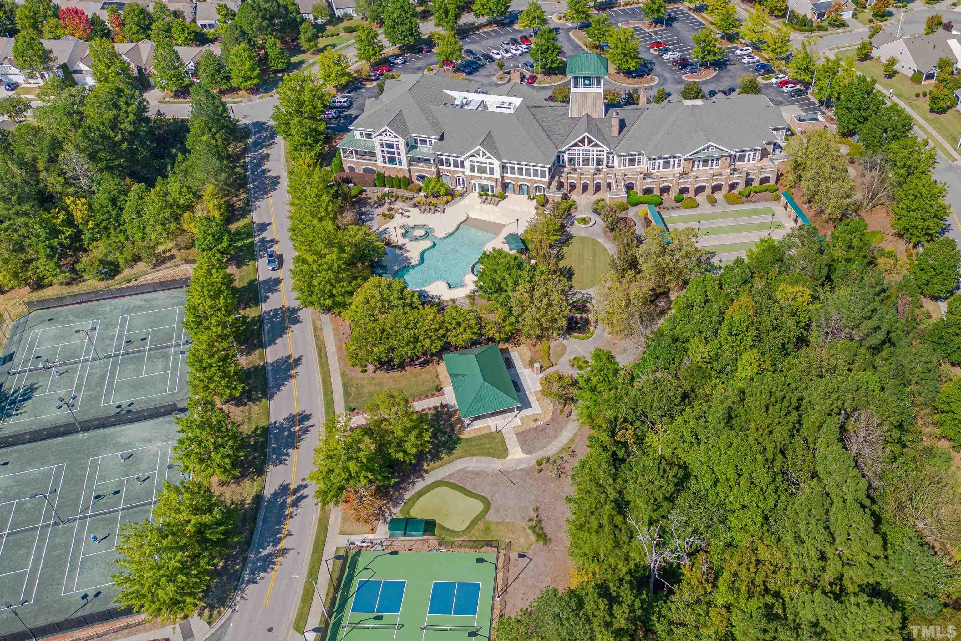 315 Beckingham Loop Cary, NC 27519 - Photo 34 of 34 an aerial view of residential house with outdoor space and trees all around