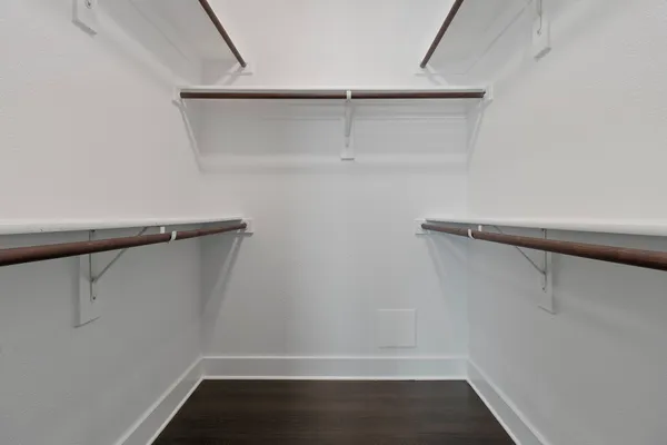 a view of walk in closet