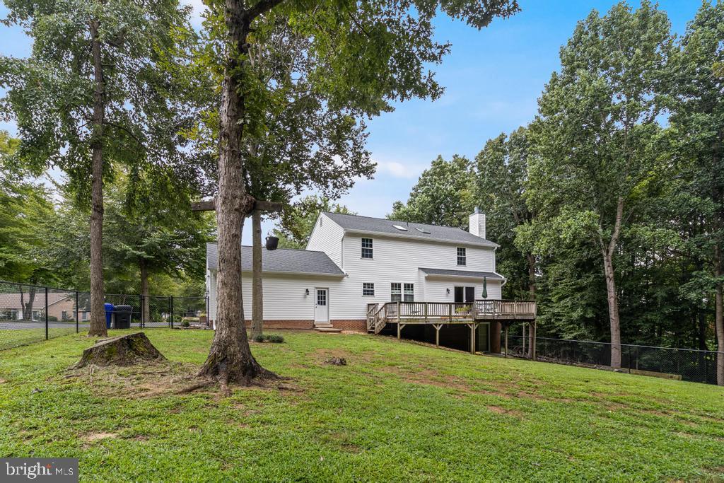 140 Morgans Ridge Road La Plata, MD 20646 - Photo 48 of 72 View from back yard fully fenced