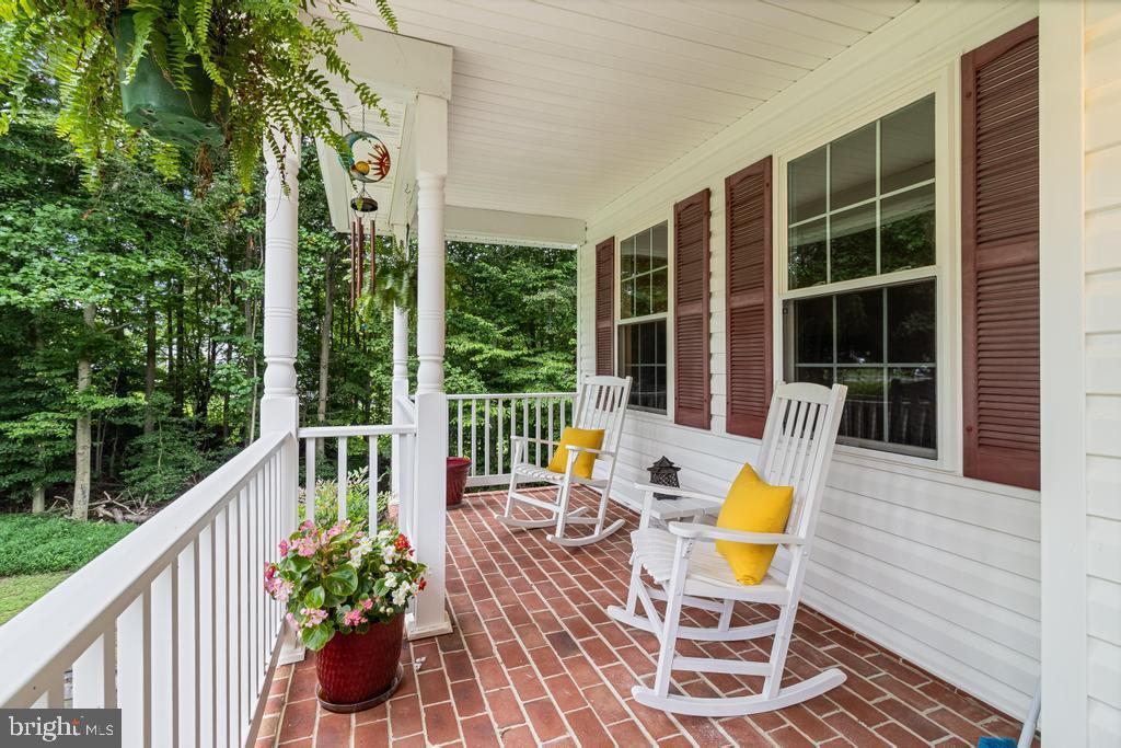 140 Morgans Ridge Road La Plata, MD 20646 - Photo 6 of 72 Covered Bricked porch