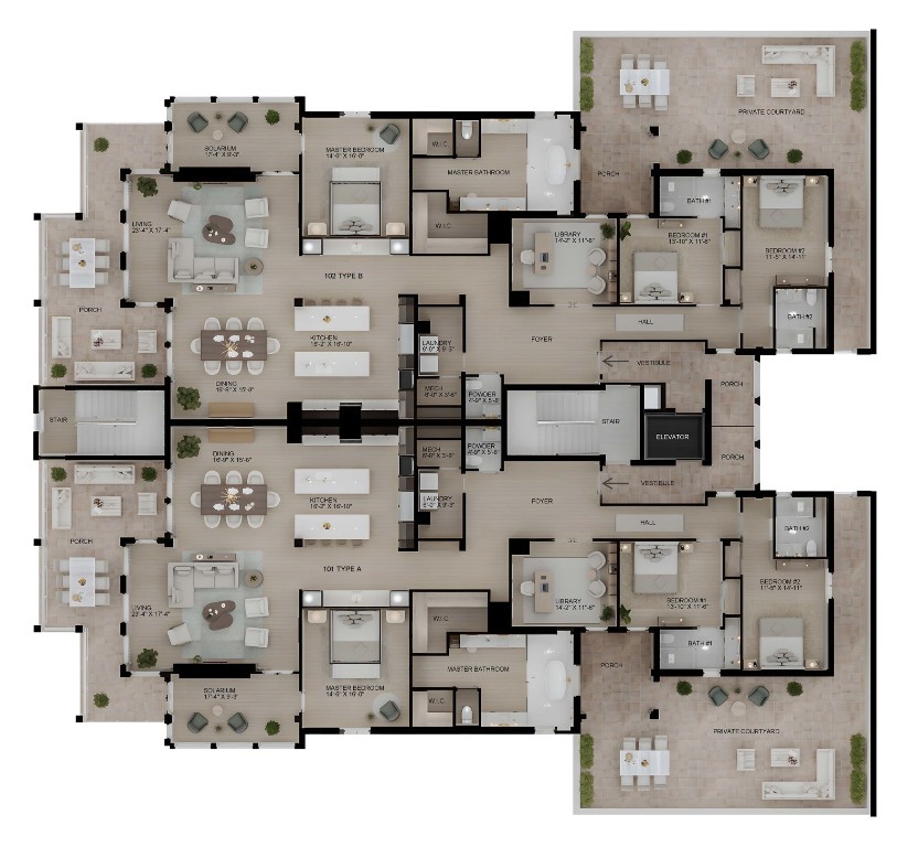 5063 1st Coast Highway, Unit 101D Fernandina Beach, FL 32034 - Photo 58 of 58 an aerial view of multiple houses with outdoor space