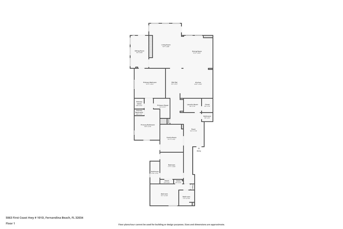 5063 1st Coast Highway, Unit 101D Fernandina Beach, FL 32034 - Photo 7 of 58 a picture of floor plan