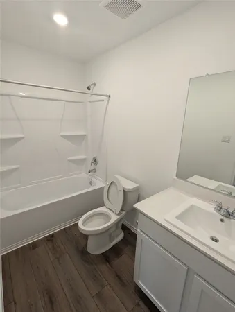 a view of small space with racks on the wall