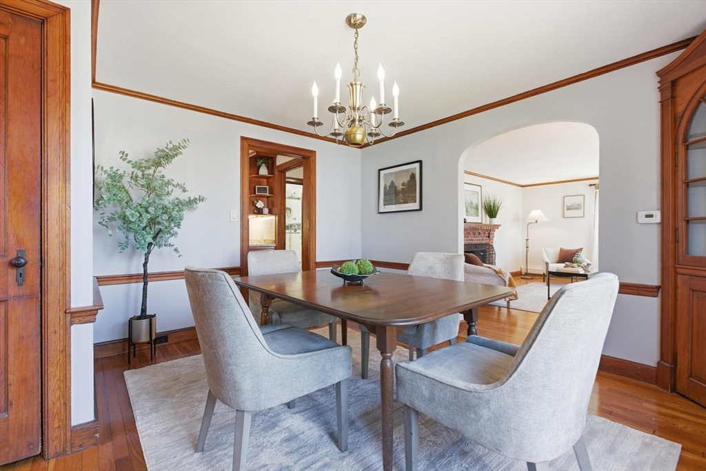 38 Morgan Avenue Wakefield, MA 01880 - Photo 15 of 39 a view of a dining room with furniture window and wooden floor
