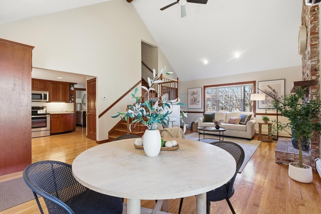 38 Morgan Avenue Wakefield, MA 01880 - Photo 6 of 39 a living room with dining room and wooden floor